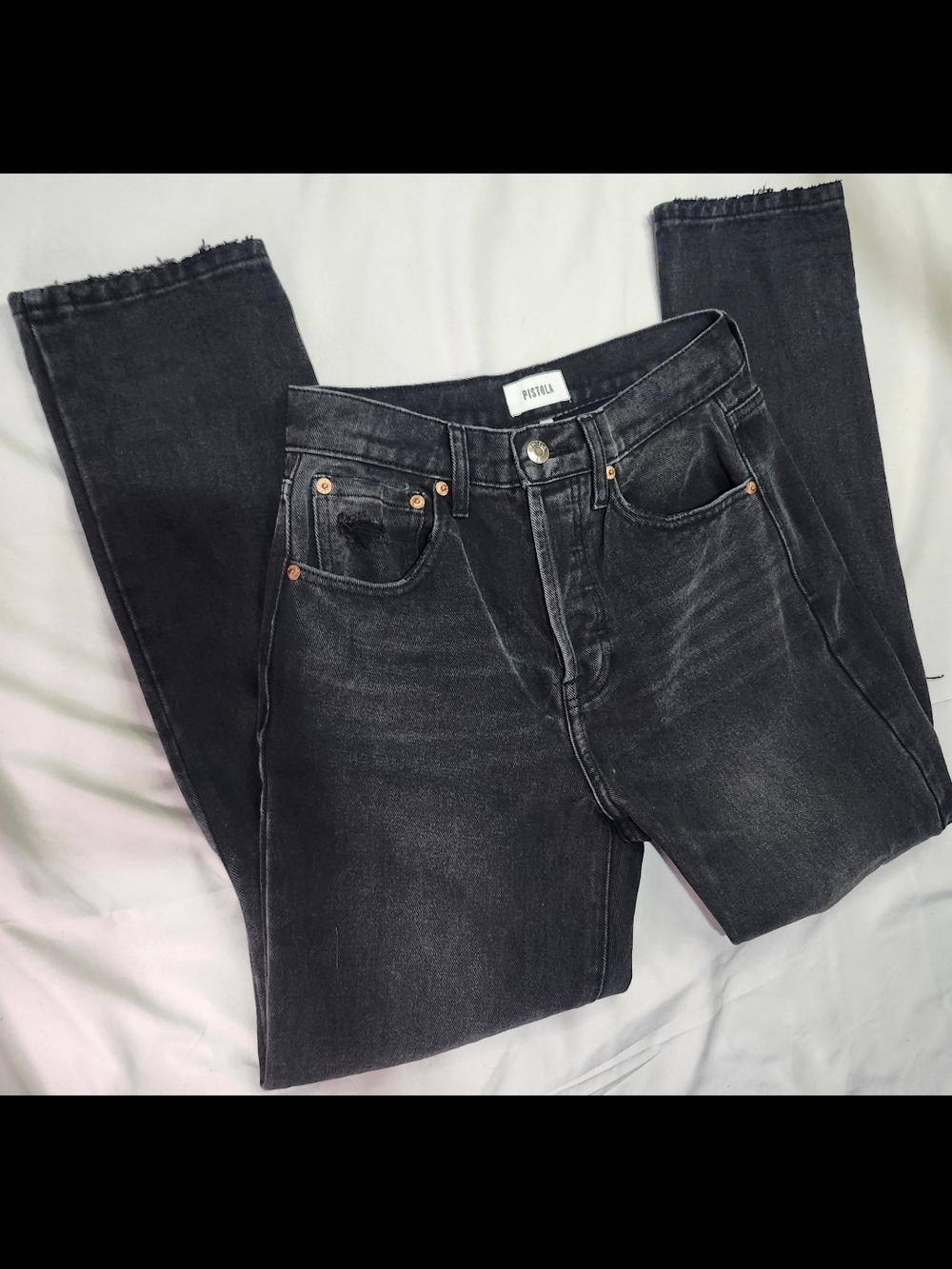 Pistola Distressed Black Jeans - Picture 2 of 7